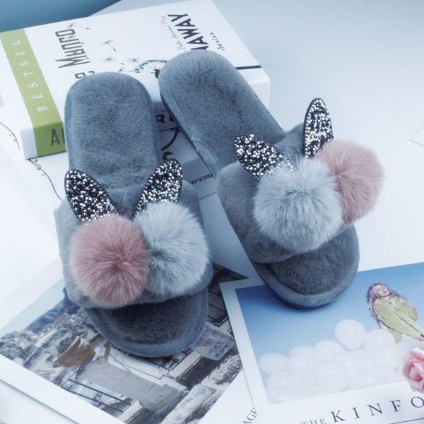 slippers autumn and winter hair non slip one word indoor flat comfortable mute cartoon cotton shoes a variety of colors, Black
slippers autumn and winter hair non slip one word indoor flat comfortable mute cartoon cotton shoes a variety of colors, Black