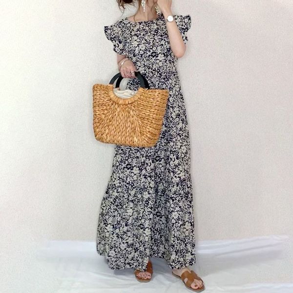casual dresses female japanese summer dress, round collar, floral pattern, lotus sleeve, fine, casual, 4ll5, Black;gray
casual dresses female japanese summer dress, round collar, floral pattern, lotus sleeve, fine, casual, 4ll5, Black;gray