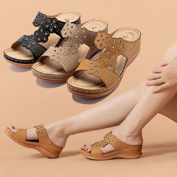sandals women's leather shoes beach fashion ladies casual female low heel soft femmes sandales, Black
sandals women's leather shoes beach fashion ladies casual female low heel soft femmes sandales, Black