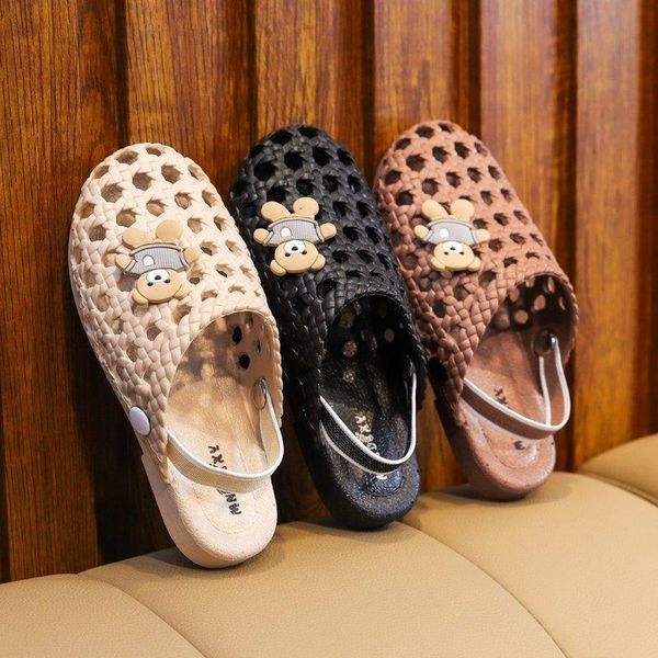 slipper children sandals boy bun soft soles ins girl slippers summer hole shoes cute baby beach little princess, Black;grey
slipper children sandals boy bun soft soles ins girl slippers summer hole shoes cute baby beach little princess, Black;grey