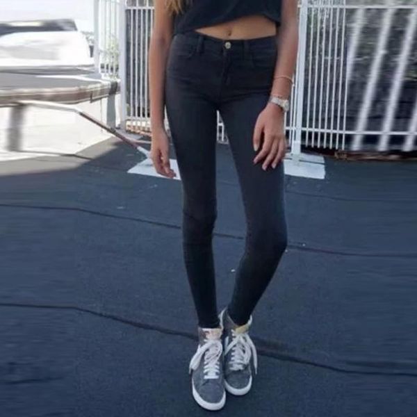 women's pants & capris klv 2021 fashion women jeans denim female high waist pure color elastic force pencil long 11.28, Black;white
women's pants & capris klv 2021 fashion women jeans denim female high waist pure color elastic force pencil long 11.28, Black;white