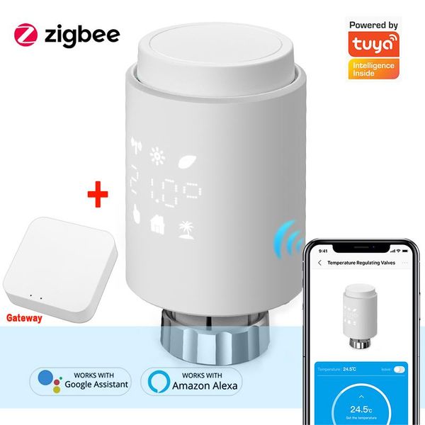 smart home control zigbee3.0 thermostat tuya radiator actuator valve programmable trv temperature controller alexa voice wholesale
smart home control zigbee3.0 thermostat tuya radiator actuator valve programmable trv temperature controller alexa voice wholesale