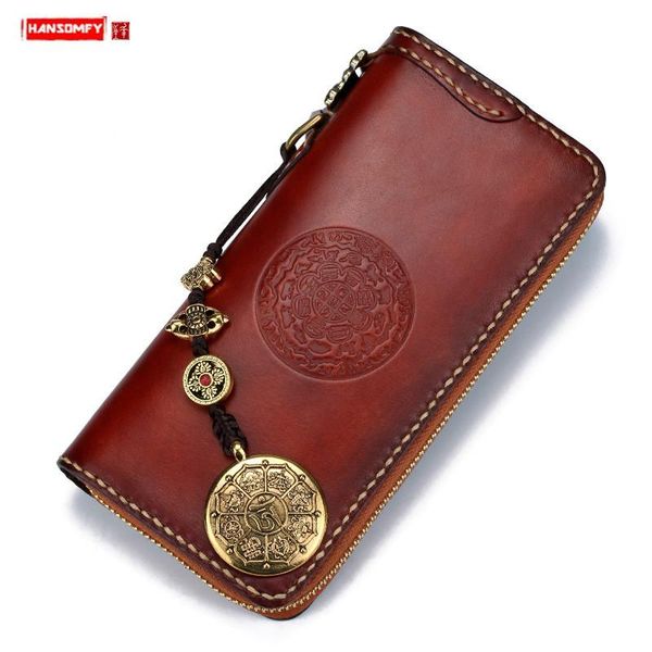 handmade long wallet card holder wallet zip phone bag coin purse clutch bag first layer cowhide vegetable tanned leather zipper, Red;black
handmade long wallet card holder wallet zip phone bag coin purse clutch bag first layer cowhide vegetable tanned leather zipper, Red;black