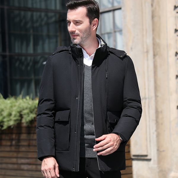 2021 new mens winter warm men casual hooded parkas overcoat white duck down coat man thicken windbreaker jacket plus size dsjq, Black
2021 new mens winter warm men casual hooded parkas overcoat white duck down coat man thicken windbreaker jacket plus size dsjq, Black