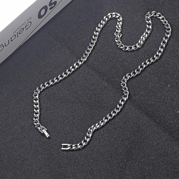 chains ins tide people take jewelry chain necklace titanium for men and women metal stainless steel trendy, Silver
chains ins tide people take jewelry chain necklace titanium for men and women metal stainless steel trendy, Silver