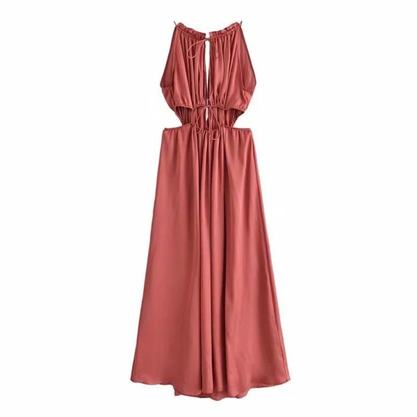 casual dresses 2021 summer women vintage hollow out solid sleeveless dress female slim party backless midi, Black;gray
casual dresses 2021 summer women vintage hollow out solid sleeveless dress female slim party backless midi, Black;gray