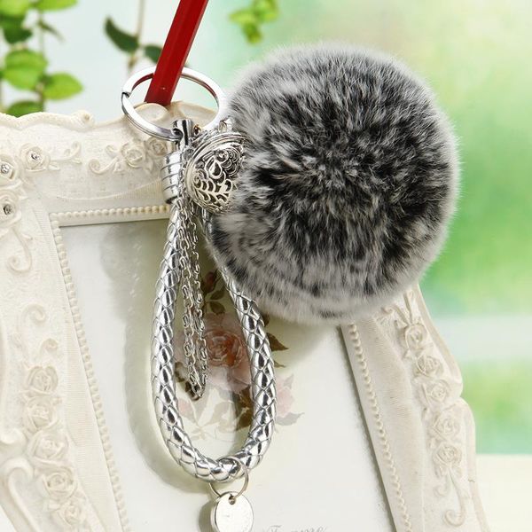 keychains fashion leather braided rope metal silver bell keychain 8cm rex fur pom diy accessory charm bag car pendant
keychains fashion leather braided rope metal silver bell keychain 8cm rex fur pom diy accessory charm bag car pendant