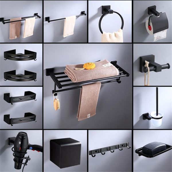 bath accessory set bathroom accessories black finish wall toilet paper holder towel bar shelf brush holders robe hook hardware
bath accessory set bathroom accessories black finish wall toilet paper holder towel bar shelf brush holders robe hook hardware