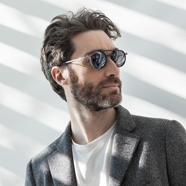 sunglasses 2021 italian designer's handmade eyeglasses frame polarized lens round vintage for men and women classical retro, White;black
sunglasses 2021 italian designer's handmade eyeglasses frame polarized lens round vintage for men and women classical retro, White;black