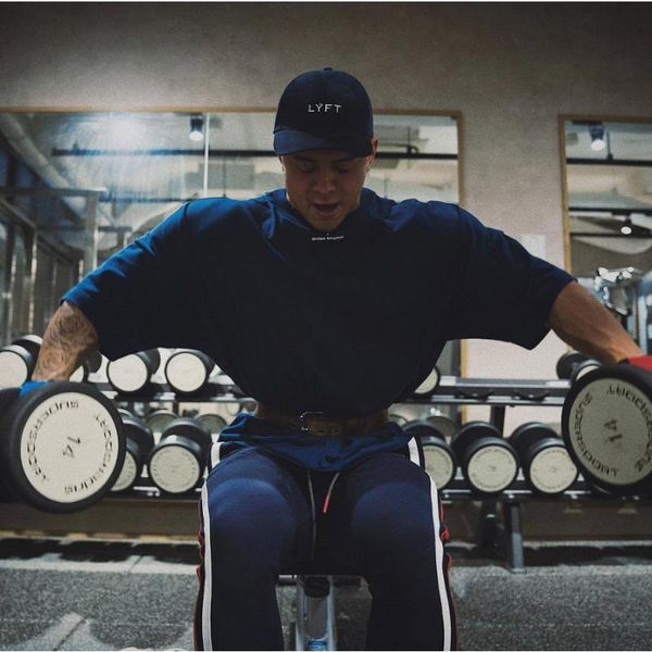 men's t-shirts arrival brand t-shirt men bodybuilding gyms loose tees workout fitness clothing short sleeve street wear, White;black
men's t-shirts arrival brand t-shirt men bodybuilding gyms loose tees workout fitness clothing short sleeve street wear, White;black