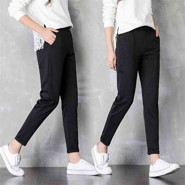 women classic casual pants thin section fashion leisure nine points charm wide leg pant partytrousers 210925, Black;white
women classic casual pants thin section fashion leisure nine points charm wide leg pant partytrousers 210925, Black;white