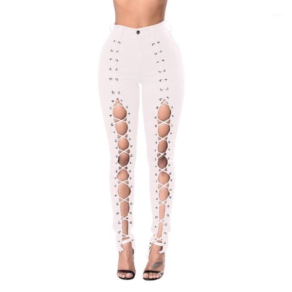 kj26 spring women bandage denim pencil jeans mid waist cross strap pencil pants female high elastic trousers1, Blue
kj26 spring women bandage denim pencil jeans mid waist cross strap pencil pants female high elastic trousers1, Blue