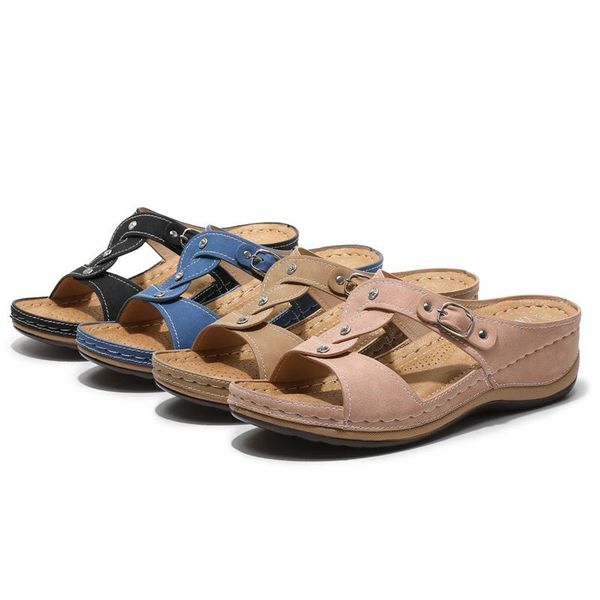sandals summer women flip flops fashion metal buckle flat heel outdoor slipper beach shoes for female plus size 41 42 43, Black
sandals summer women flip flops fashion metal buckle flat heel outdoor slipper beach shoes for female plus size 41 42 43, Black