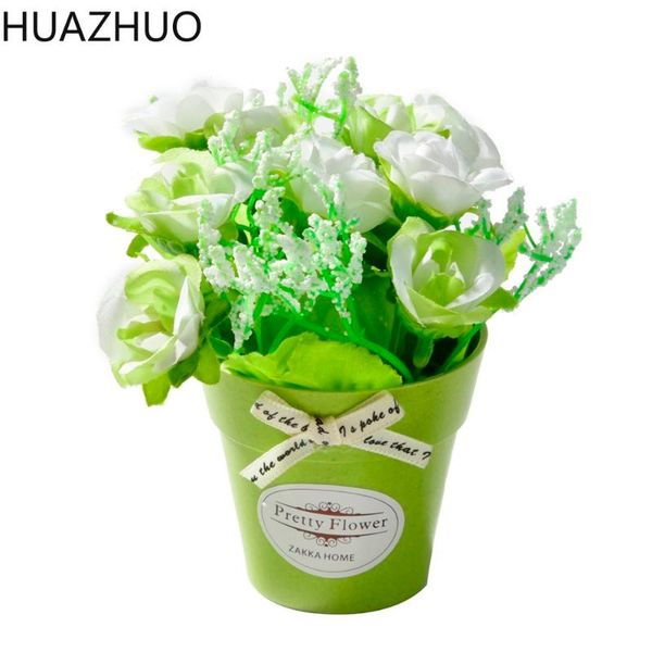 decorative flowers & wreaths artificial potted simulation rose silk bouquet flower set plants ornaments table home wedding decoration
decorative flowers & wreaths artificial potted simulation rose silk bouquet flower set plants ornaments table home wedding decoration