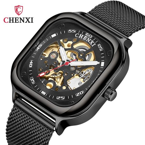wristwatches explosion chenxi 8805 men's watches square automatic mechanical watch men casual waterproof hollow wristwatch relogio masc, Slivery;brown
wristwatches explosion chenxi 8805 men's watches square automatic mechanical watch men casual waterproof hollow wristwatch relogio masc, Slivery;brown
