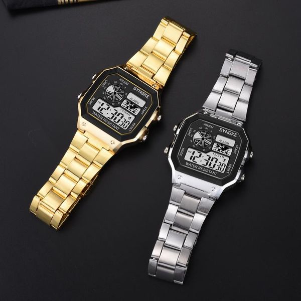 wristwatches sports men watch digital g style watches waterproof business men's wristwatch clock, Slivery;brown
wristwatches sports men watch digital g style watches waterproof business men's wristwatch clock, Slivery;brown