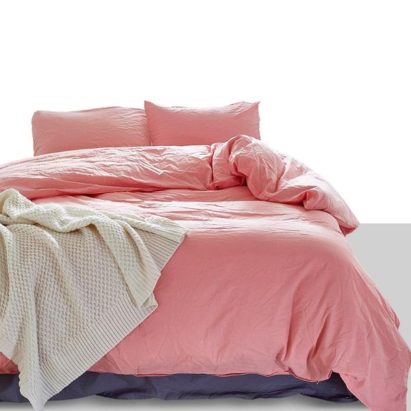 bedding sets american style cotton duvet cover pillowcase set us twin king size solid color washable quality
bedding sets american style cotton duvet cover pillowcase set us twin king size solid color washable quality