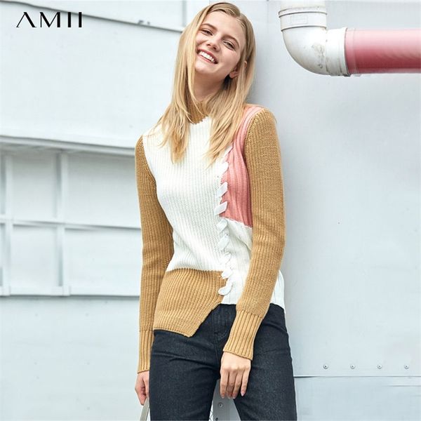 minimalism autumn winter spliced women sweater fashion turtleneck slim fit female knitted pullover 11870524 210527, White
minimalism autumn winter spliced women sweater fashion turtleneck slim fit female knitted pullover 11870524 210527, White