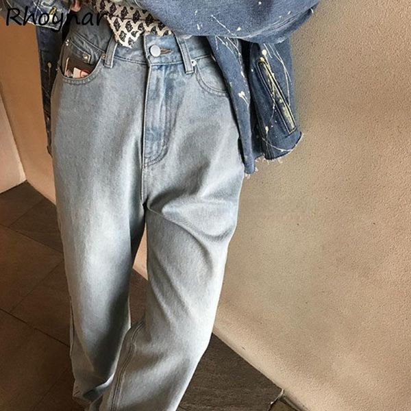 women's jeans women denim washed vintage design ulzzang chic streetwear boyfriend female pockets ripped distressed loose all-match ins, Blue
women's jeans women denim washed vintage design ulzzang chic streetwear boyfriend female pockets ripped distressed loose all-match ins, Blue