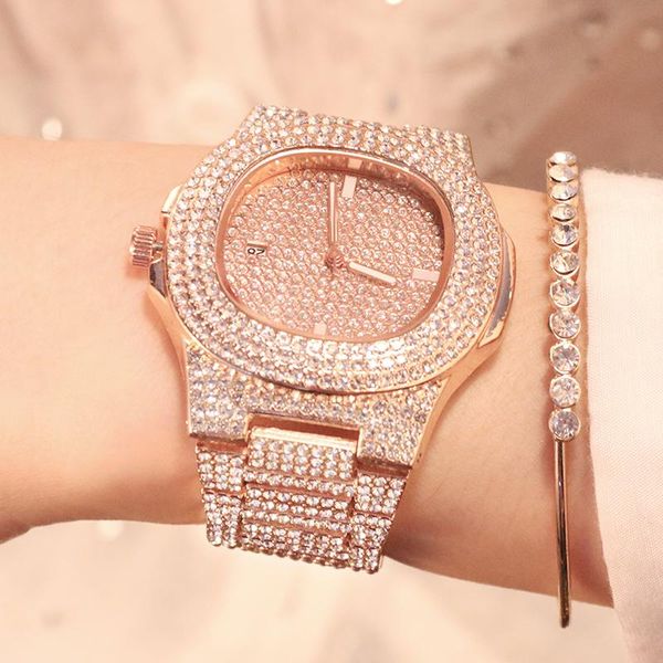 wristwatches luxury lady rhinestone wristwatch fashion women quartz watches ladies crystal dress bracelet rose gold watch clock relojes muje, Slivery;brown
wristwatches luxury lady rhinestone wristwatch fashion women quartz watches ladies crystal dress bracelet rose gold watch clock relojes muje, Slivery;brown