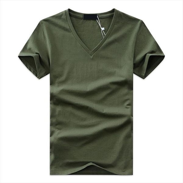 fashion summer mens t shirt v neck cotton short sleeve casual slim fit classic brand 5xl tx 113, White;black
fashion summer mens t shirt v neck cotton short sleeve casual slim fit classic brand 5xl tx 113, White;black