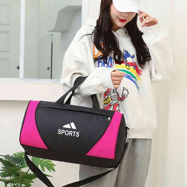 one shoulder travel bag handbag sports fitness cylinder large storage leisure men's women's fashion light, Blue;pink
one shoulder travel bag handbag sports fitness cylinder large storage leisure men's women's fashion light, Blue;pink