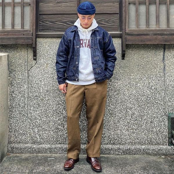 men's jackets thin spring summer department retro street slim denim jacket dark blue style original color ins fashion man top, Black;brown
men's jackets thin spring summer department retro street slim denim jacket dark blue style original color ins fashion man top, Black;brown