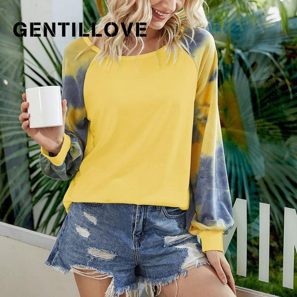 women's t-shirt gentillove elegant tie dye lantern sleeve patchwork t shirt casual loose shirts oversized harajuku pullovers 2021 autum, White
women's t-shirt gentillove elegant tie dye lantern sleeve patchwork t shirt casual loose shirts oversized harajuku pullovers 2021 autum, White