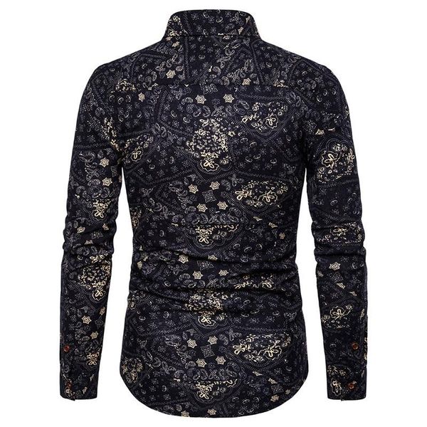 men's dress shirts black paisley cotton linen men 2021 brand slim fit long sleeve hawaiian shirt business casual mens, White;black
men's dress shirts black paisley cotton linen men 2021 brand slim fit long sleeve hawaiian shirt business casual mens, White;black