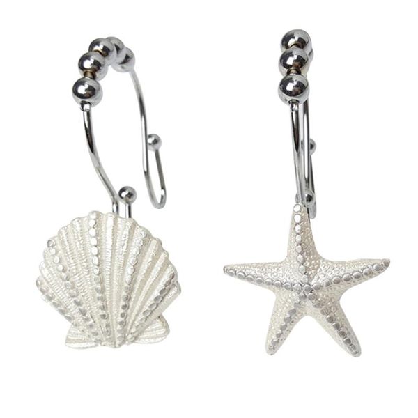 12pcs/set sea star shell shape bathroom curtain rings shower curtain hangers hooks (mixed style)
12pcs/set sea star shell shape bathroom curtain rings shower curtain hangers hooks (mixed style)