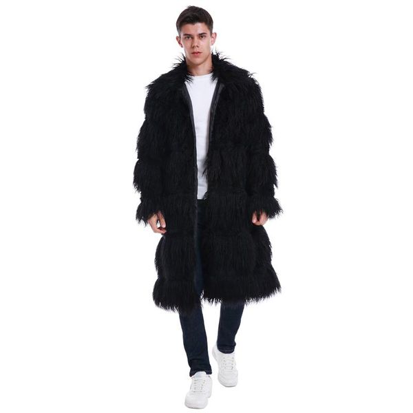 men's fur & faux autumn winter coat men chaqueta black plus size 2021 long sleeve fashion male loose outwear 3xl
men's fur & faux autumn winter coat men chaqueta black plus size 2021 long sleeve fashion male loose outwear 3xl