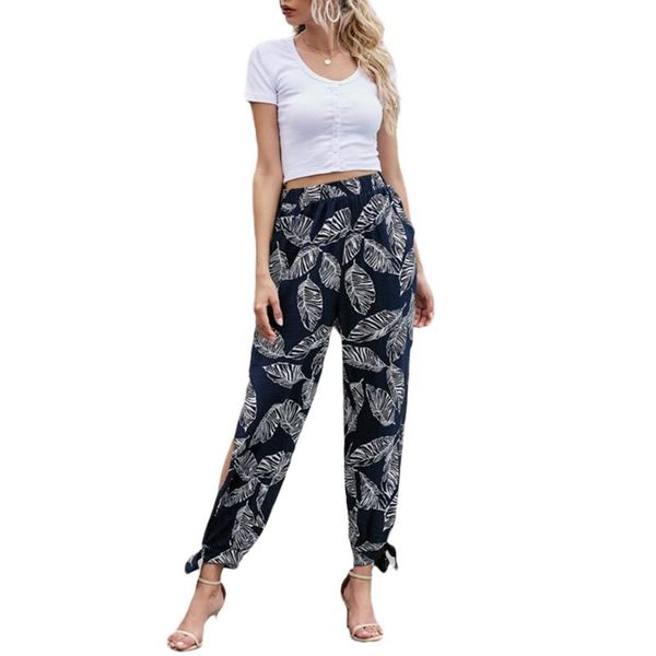 women's pants & capris fashion women ladies leaves printed summer casual high waist boho split loose lantern, Black;white
women's pants & capris fashion women ladies leaves printed summer casual high waist boho split loose lantern, Black;white