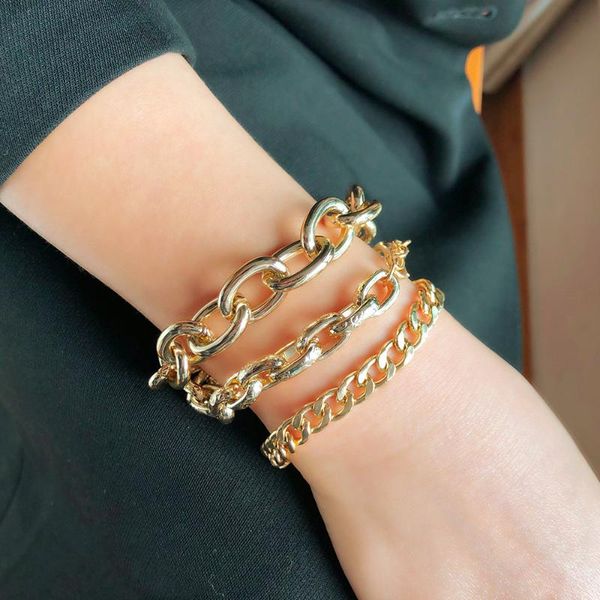bangle metal punk bracelet for women statement twist gold color hip hop chunky thick lock bangles fashion couple party jewelry, Black
bangle metal punk bracelet for women statement twist gold color hip hop chunky thick lock bangles fashion couple party jewelry, Black