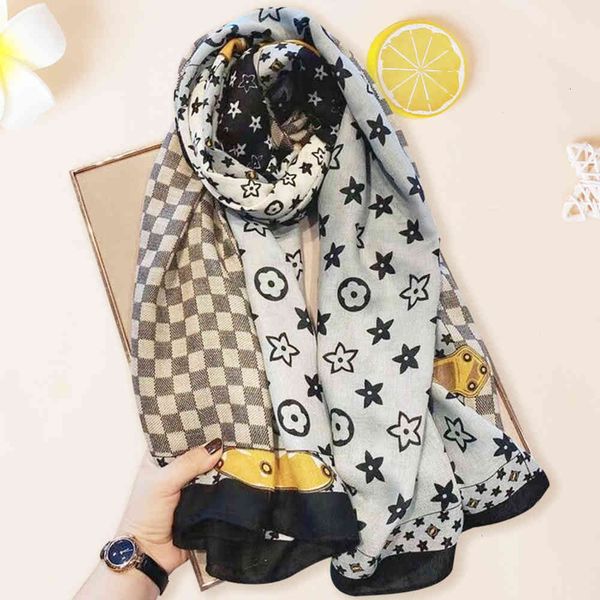 scarf new fashion, western style, and cotton linen hand scarf, autumn sunscreen shawl, silk female, Blue;gray
scarf new fashion, western style, and cotton linen hand scarf, autumn sunscreen shawl, silk female, Blue;gray