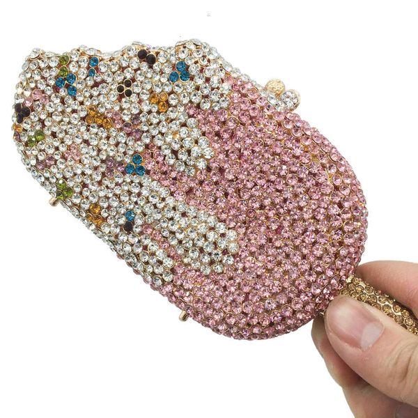 luxury trendy woman rhinestones ice cream evening clutches ladies crystal popsicle clutch diamond party purse handbag
luxury trendy woman rhinestones ice cream evening clutches ladies crystal popsicle clutch diamond party purse handbag