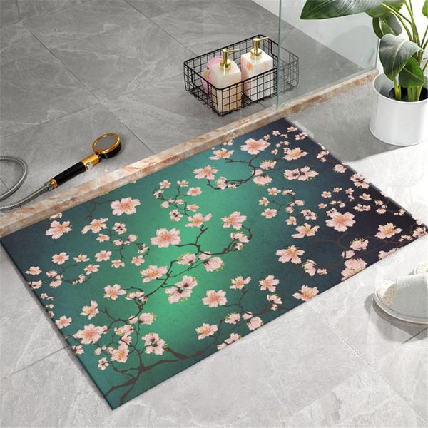 chinese style green flannel microfiber mat with flower non-slip kitchen runner mat bedroom floor machine washable bath
chinese style green flannel microfiber mat with flower non-slip kitchen runner mat bedroom floor machine washable bath