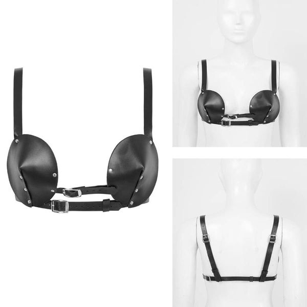 bras women lingerie pu leather belt bra gothic rivets buckles bralette porno latex bustier vest streetwear femme costume, Red;black
bras women lingerie pu leather belt bra gothic rivets buckles bralette porno latex bustier vest streetwear femme costume, Red;black