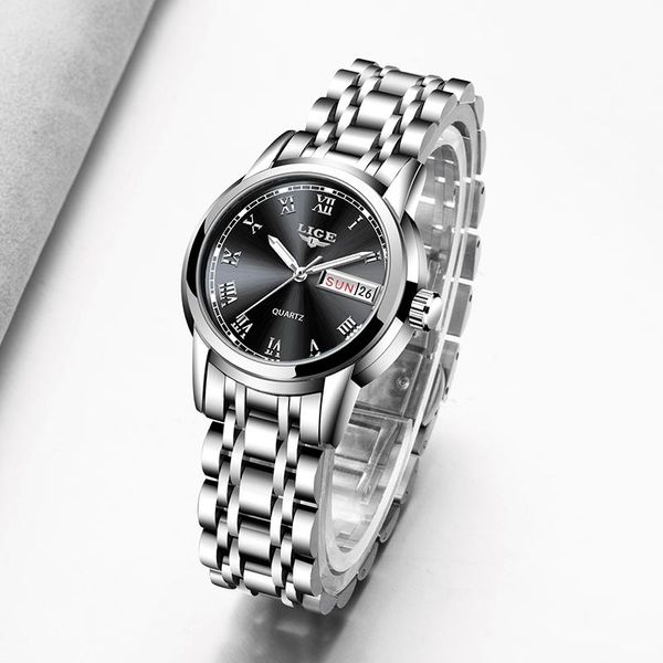 wristwatches lige women watches watch fashion quartz ladies stainless steel waterproof gift dress relogio feminino, Slivery;brown
wristwatches lige women watches watch fashion quartz ladies stainless steel waterproof gift dress relogio feminino, Slivery;brown