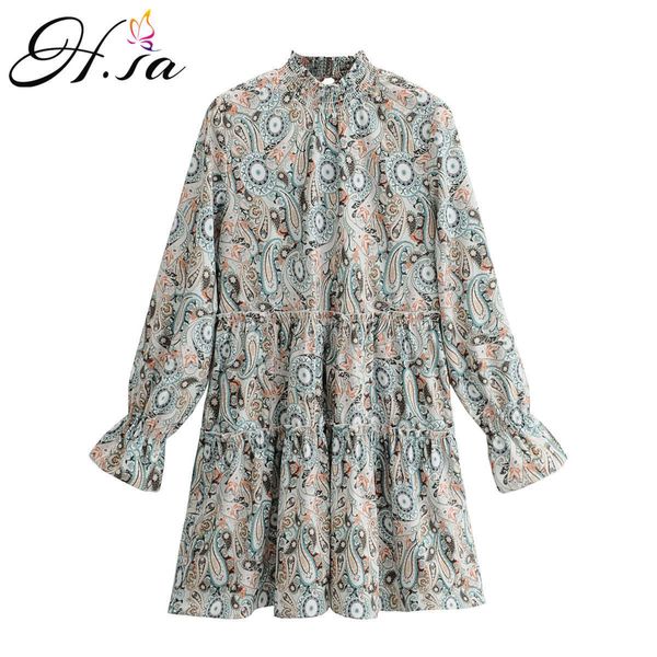 h.sa women spring vestidos long flare sleeve straight knee length dress ruffles casual oversized beach holidaty robe 210716, Black;gray
h.sa women spring vestidos long flare sleeve straight knee length dress ruffles casual oversized beach holidaty robe 210716, Black;gray