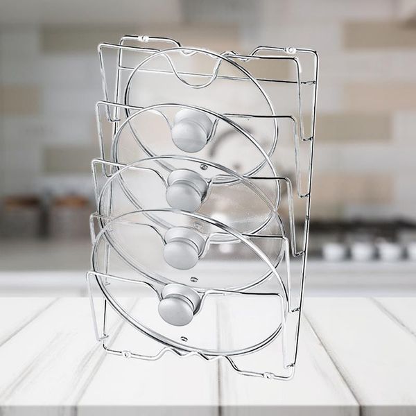 kitchen storage & organization 1pcs 5-layer pot lid holder organizer stainless steel wall door mount racks shelf for home bar pan supplies
kitchen storage & organization 1pcs 5-layer pot lid holder organizer stainless steel wall door mount racks shelf for home bar pan supplies
