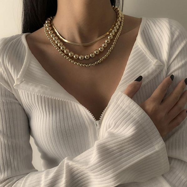 chains early han 2021 personality snake bone chain mixes match necklace to act the role of multilayer beaded, Silver
chains early han 2021 personality snake bone chain mixes match necklace to act the role of multilayer beaded, Silver