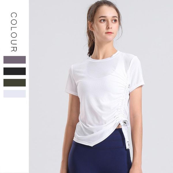 yoga outfits clothing women's casual slimming short-sleeved quick-drying t-shirt cycling running sports fitness, White;red
yoga outfits clothing women's casual slimming short-sleeved quick-drying t-shirt cycling running sports fitness, White;red