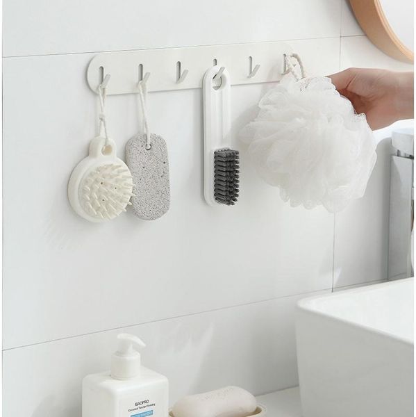 hooks & rails punch-hook self-adhesive kitchen wall hanging wrought iron rack 6 bathroom storage towel qbmy
hooks & rails punch-hook self-adhesive kitchen wall hanging wrought iron rack 6 bathroom storage towel qbmy