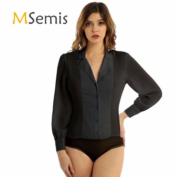 womens fashion bodysuit turn-down collar long sleeve button down shirt bodysuit casual solid color work office blouse top
womens fashion bodysuit turn-down collar long sleeve button down shirt bodysuit casual solid color work office blouse top