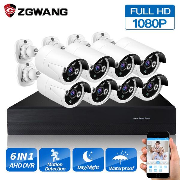 zgwang waterproof outdoor ahd dvr cctv system 8pcs 2.0mp 1080p home security camera p2p video surveillance kit cctv 1tb 2tb hdd
zgwang waterproof outdoor ahd dvr cctv system 8pcs 2.0mp 1080p home security camera p2p video surveillance kit cctv 1tb 2tb hdd