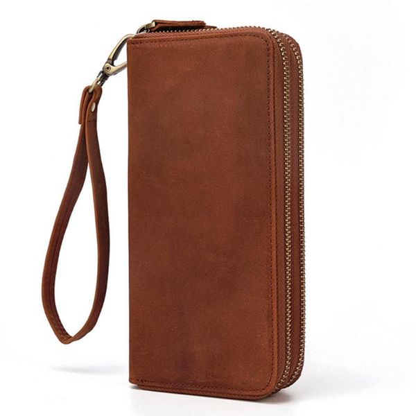 wallets men's long style cowhide wallet vintage minimal genuine leather card holder business clutch bag large hand, Red;black
wallets men's long style cowhide wallet vintage minimal genuine leather card holder business clutch bag large hand, Red;black