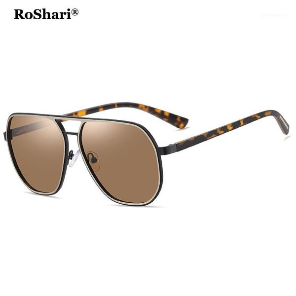 roshari polarized sunglasses for men vintage fashion brand designer driving sun glasses women goggle uv400 r024, White;black
roshari polarized sunglasses for men vintage fashion brand designer driving sun glasses women goggle uv400 r024, White;black