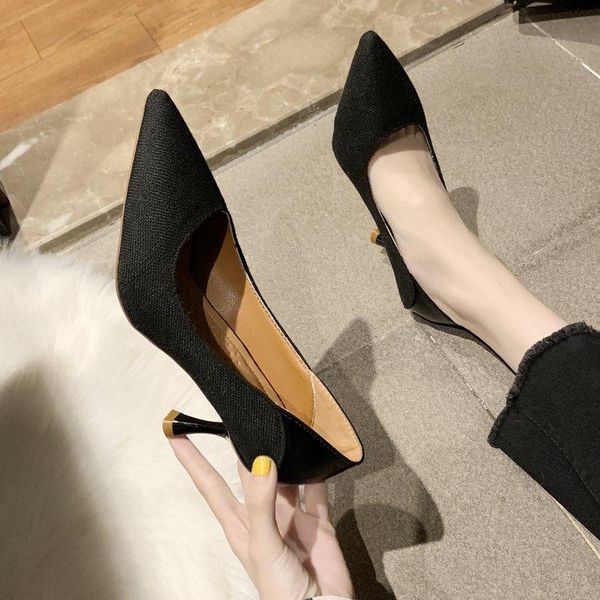 high heels party dress thin heel pumps ladies footwear fashion colors matching single shoes shallow mouth women's shoes, Black
high heels party dress thin heel pumps ladies footwear fashion colors matching single shoes shallow mouth women's shoes, Black