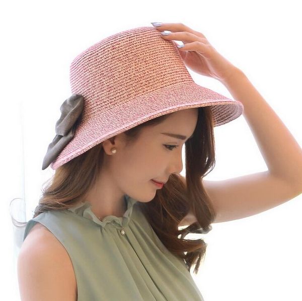 bow-knot fisherman hats women's beach summer straw hat dmcm038 fashion accessories stingy brim caps, Blue;gray
bow-knot fisherman hats women's beach summer straw hat dmcm038 fashion accessories stingy brim caps, Blue;gray