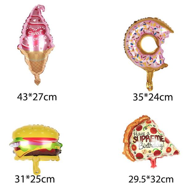 party decoration pink donut ice cream pizza burger foil balloon birthday baby shower mini ballon kids toys inflatable globos
party decoration pink donut ice cream pizza burger foil balloon birthday baby shower mini ballon kids toys inflatable globos